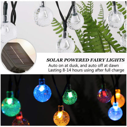 🎇LUCES NAVIDEÑAS CON PANEL SOLAR🔆🔌